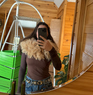 CJ Sews X Wildom Sheepskin Collar #9