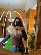 CJ Sews X Wildom Sheepskin Collar #4