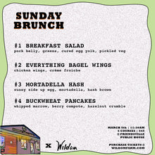 Load image into Gallery viewer, SUNDAY BRUNCH AT FRIENDSVILLE PUB | 03.05
